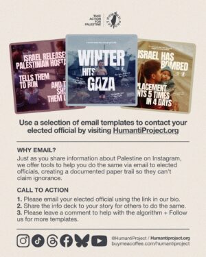 Carice van Houten Instagram - 🚨6 BABIES FREEZE TO DEATH IN GAZA IN JUST 1 WEEK 🚨

The total number of Palestinians who have died of hypothermia in Gaza in one week has now reached seven, including six babies. This number is expected to rise as temperatures continue to plummet and the majority of Gaza’s population is forced to live in makeshift shelters and tents.

“We have warned more than once of the danger of air depressions, winter and frost waves coinciding with the tragic reality experienced by our Palestinian people who are being subjected to killings, genoc/de and the destruction of homes and vital sectors, and who are being subjected to displacement and eviction,” stated the Gaza Media Office.

Aid groups worldwide are warning that nearly a million people in Gaza lack adequate shelter to survive the winter, with temperatures dropping as low as 6°C (42°F).

Israel’s relentless bombardment has left fewer buildings standing in Gaza this winter, forcing Palestinians, who have repeatedly fled Israeli attacks, to seek refuge in makeshift tents constructed from tarpaulin, blankets, cardboard, and old rice sacks. Basic shelter materials such as tarps, plastic sheeting, and insulation remain largely unavailable due to Israel’s blockade of essential goods. 

The Norwegian Refugee Council reported that by late November, only 285,000 displaced Palestinians in Gaza had received critical shelter materials, leaving 945,000 still in urgent need. UNRWA chief Philippe Lazzarini highlighted the dire situation, revealing that “blankets, mattresses and other winter supplies have been stuck in the region for months waiting for approval to get into Gaza.”

THIS IS ENTIRELY PREVENTABLE, THIS IS A CHOICE ISRAEL HAS MADE.

👉 EMAIL YOUR ELECTED OFFICIAL NOW! USE THE FREE TEMPLATE IN @humantiproject’s bio or visit HumantiProject.org 👈

——
Sources: Al Jazeera, The Norwegian Refugee Council, UNRWA.