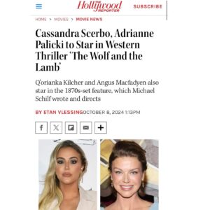 Cassie Scerbo Instagram - Beyond humbled to be amongst such incredible talent both in front of & behind the lens. 
Now introducing: THE WOLF AND THE LAMB. 
@hollywoodreporter