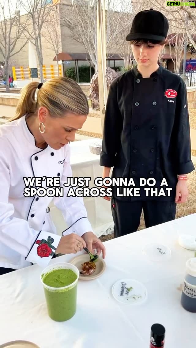 Cat Cora - 768 Likes - I love teaching eager and talented chefs who are hungry to learn! I am so lucky to have the best teams by my side who make events like these so seamless, and fun! Never underestimate the power of plating a dish beautifully 🍽️
#teamwork #dreamwork #IC3 #cheflife #femalechef #mentoring #platingskills