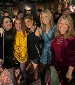 Charlotte Hawkins Instagram - So it was quite the night (as always) at @piersmorgan’s Christmas drinks & I have a lot of blurry photos as a consequence… 🥂🥂🤣