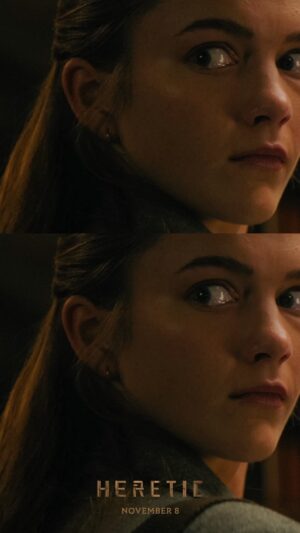 Chloe East Instagram - Psalm 46:5. Meet Sister Paxton in #HereticMovie - in theaters Nov 8.