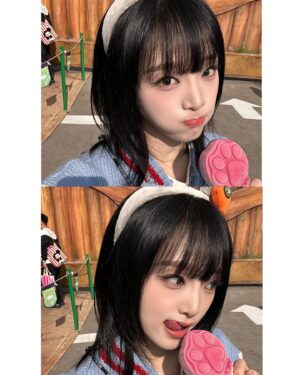 Choi Ye-na Instagram - 크하아앙 나두 왔당🦊🐰🥕