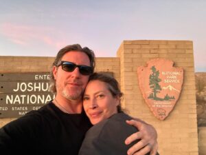 Christy Turlington Instagram - “You are never too old to set another goal or to dream a new dream.” —C.S. Lewis
Not a bad start to 2025! Feeling blessed with my family in the desert under a sky full of stars and a waxing crescent moon. Thank you for the birthday wishes and love sent today. 💫