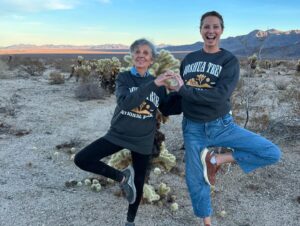 Christy Turlington Instagram - “You are never too old to set another goal or to dream a new dream.” —C.S. Lewis
Not a bad start to 2025! Feeling blessed with my family in the desert under a sky full of stars and a waxing crescent moon. Thank you for the birthday wishes and love sent today. 💫