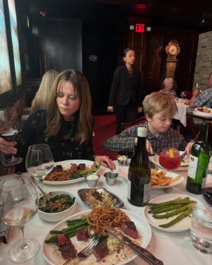 Claire Coffee Instagram - Steak drunk @bernssteakhouse for THANKSGIVING !! #deeperwelltour
