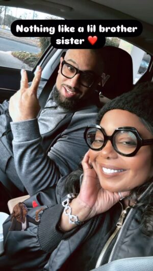 Cocoa Brown Instagram - Despite a horrible experience at a certain restaurant, it was so good to kick it with my brother today. I love you, Baby Bro @mad1914 and I’m so incredibly proud of you!! You are an amazing father, husband, coach, brother and epitome  of a splendid black man …Mommy and Daddy are so proud!❤️ #brotherandsister #ourbondisunbreakable #weridetogether #teambrown #forlife
