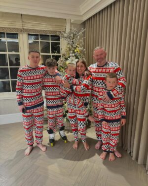 Coleen Rooney Instagram - Merry Christmas from mine to yours!! I hope it’s been full of love & laughter for you all. Remembering all the loved ones who can’t be with us. Lots of love ❤️