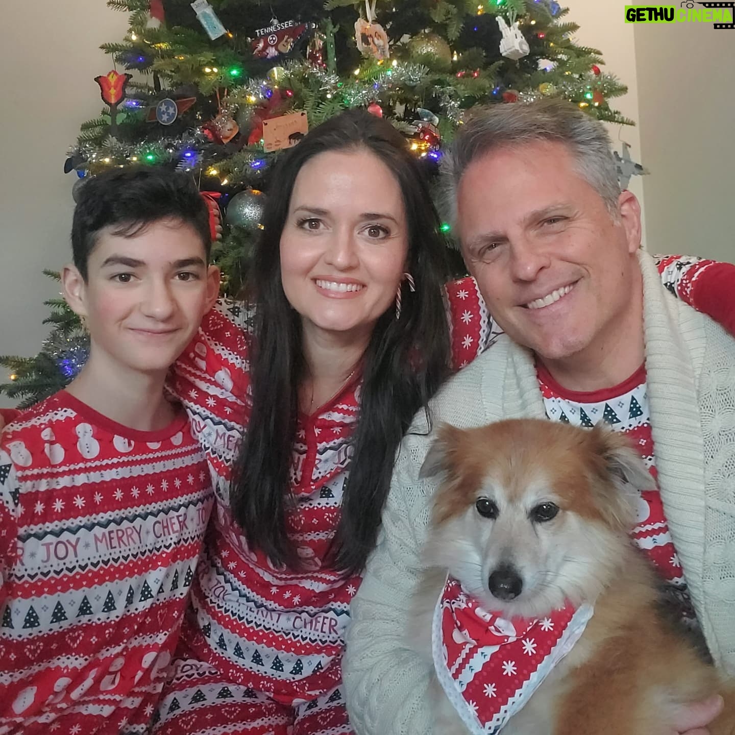 Danica McKellar - 27.5K Likes - MERRY CHRISTMAS from our family to yours! 🎄
.
.
Swipe for some outtakes, including our attempt at "blue steel" 😋 (My son's idea - I've been educating him on the classics - like Zoolander, haha. My husband *nailed* the Hansel look, right??)
.
.
Wishing you all a beautiful, peaceful, joy-filled Christmas week!! 🎄❤️🎄