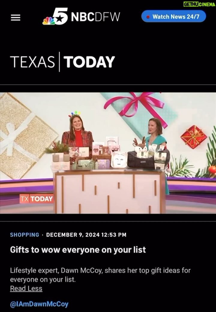 Dawn McCoy - 3 Likes - No holiday gifts yet? Never fear.🎅🏼
My @NBCTexasToday gift guide is here.🙌🏼
From candles to fragrance to beauty to pets to travel, I’ve got you covered!
Featuring…
Our @FourTruffles x @LovingWayFoundation candle
@FutureSociety Solar Canopy Perfume & Primer Holiday Set
@LusetaBeauty Rosemary Mint Jet-Set Hair Refresh Kit, Biotin & Collagen Jet-Set Hair Strengthen Kit
@CharlotteTilbury treats, trinkets & treasures
@CurrentBody LED face mask
@LoneWolfRanchPets reats
Kimpton Mas Olas @masolastodossantos
Special thanks to @trinaturk West Village for dressing me in this festive Christmas plaid suit & to @kateswaildesigns for these Kate-curated festive, sparkly earrings ❤️