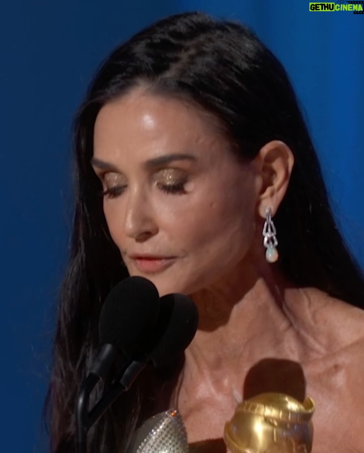 Demi Moore - 768.1K Likes - Woke up this morning still in shock but full of so much joy, love, and gratitude for this honor and recognition. I am so deeply humbled and the little girl in me is saying FUCK YEAH!
Thank you for your support and kind words, and thank you @goldenglobes 🙏🏻🏆♥️