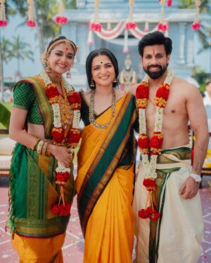 Dhivyadharshini Instagram - Keerthy and Antony this wedding was so beautiful just like your smiles. 3 whole days of celebration and opulence, yet the one thing that stood out was the love and the warmth that you gave and recieved as a couple. From the bottom of my heart I wish that all the Gods bless you both with a lifetime of togetherness @keerthysureshofficial @antonythattil #nykewedding