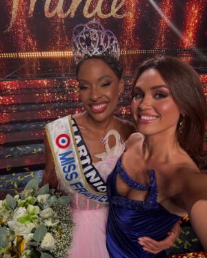 Diane Leyre Instagram - OUI ! La couronne pour toi ma belle @angeliqueaf_off 👑
Tu es HISTORIQUE ! 
Écris ton histoire, fais nous rêver, nous serons toujours près de toi ❤️
Tu es et resteras Miss France 2025 👑❤️