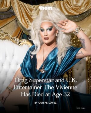 Dominique Jackson Instagram - REST IN PEACE GORGEOUS TALENTED ONE!

Repost: @them Drag icon and beloved British entertainer The Vivienne, known to friends as James Lee Williams, has passed away over the weekend at 32 according to publicist Simon Jones. Since, loved ones and fellow performers have shared an outpouring of tributes to the superstar.

Born in Wales, Williams took to performing from a young age, and moved to Liverpool at 16 to pursue drag. As the Vivienne, she eventually won the first season of “RuPaul’s Drag Race U.K.” in 2019, and went on to compete in “Drag Race All Stars” all-winners season.

The Vivienne’s star was still on the rise. She was the first drag performer to compete on “Dancing on Ice” and as an actor, she dazzled in stage tours of “Chitty Chitty Bang Bang” and “The Wizard of Oz.”

“It’s tragic that their career was only just beginning,” Jones wrote in a separate statement. “In musical theatre Viv had found a space and career they loved, excelled and thrived in.”

Read more tributes to The Vivienne’s life and impact at the link in bio @them