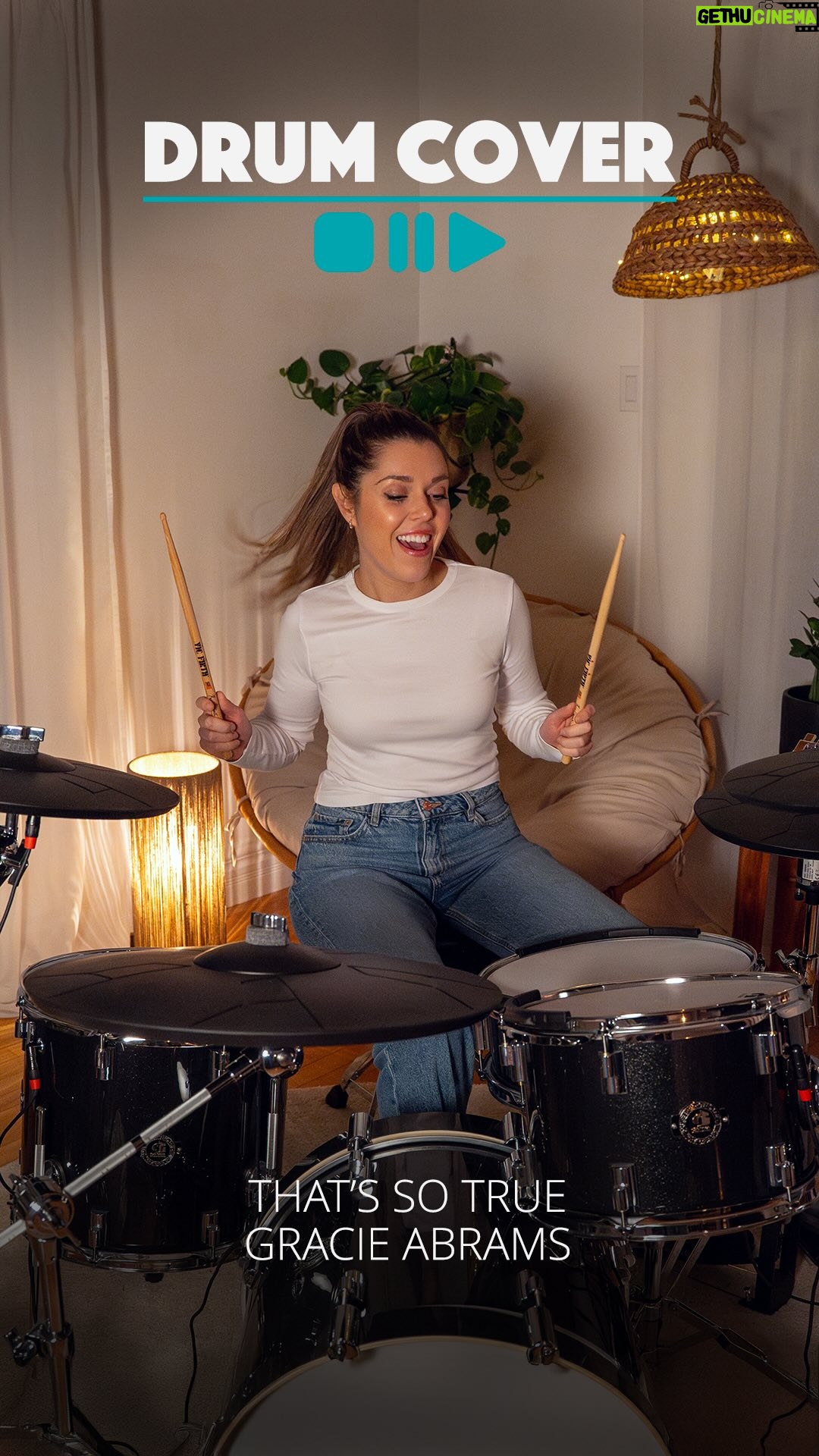Domino Santantonio - 14.5K Likes - Domino performs drums on Gracie Abrams’ song That’s So True 🥁 with passion and unhinged energy. Show her some love in the comments 💬 and don’t forget to sing along 🎶
#thatssotrue #gracieabrams #drumcover #drumming #drums #drumplaying #drumperformance #drummer #druminfluencer #dominosantantonio #thomannsdrumbash #thomann