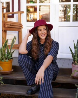 Donia Samir Ghanem Instagram - Photography & Art Direction: @ghufranbythegram
Stylist: @abier_ansary
MUA: @kikibeautique
Hair Styling: @haithamdahab00
Outfit : @sandroparis
Hat: @miumiu
@dstoreegypt
Boots: @chanelofficial