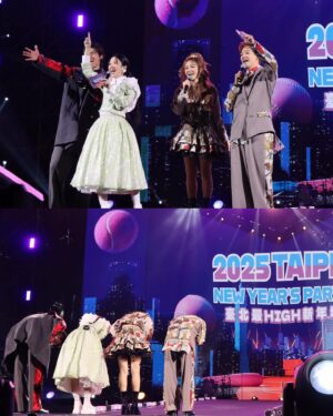 Dora Hsieh Instagram - 2025你好👋🏻
很開心今年依然可以在台北陪大家一起跨年
今年好像少了一些些緊張 因為知道自己的夥伴們都超讚的
不變的是看煙火總是會感動的熱淚盈眶
今年有好朋友們的應援、身邊不論台上台下都有最給力的夥伴
謝謝促成一切都所有人，我是幸福的主持人🤍🤍
擁抱一下愛的人們
一起開啟2025💜💛🩷
謝謝我的團隊們🌟謝謝你們總是把我照顧好 新的一年請多指教 我愛你們呦！
經紀團隊： @fishxchou @huangpinjung @tinsley211_ 
髮型： @_ssss816 
Make up : @st2102
服裝品牌
@jennlee_official 
@danielwong_official

事前染髮 ： @made_toyota_puis 
美甲💅🏻： @imsony.tw