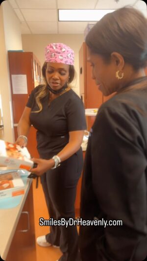 Dr. Jackie Walters Berry Instagram - My friend @therealdrjackie has a tooth ache !  We will take great care of her. #DrHeavenly #DrJackie #SmilesByDrHeavenly #married2med #TeamDaddy Call 404-29 SMILE (404-297-6453) or 
 visit SmilesbyDrHeavenly.com Today! . Dr. Heavenly  has  over 25 years of experience with over 5000 implants placed. High quality service with competitive pricing and flexible payment plans.
✈️ Seeing patients from all over the US!
📲 Now offering virtual consultations 👑

💳 FINANCING OPTIONS AVAILABLE ON WEBSITE 
🏥Address: 3840 Peachtree Ind. Blvd Ste 320 
Duluth, Georgia 30096 

____________________________
@smilesbydrheavenly #SmilesByDrHeavenly 
#Dentistry #Instastory #Instagram #Reels #HeavenlySmileInADay #FullArchDentalImplants   #smile #DentalImplants #Dentist  #Implants #SmileMakeOver #CosmeticDentist #Married2med #DrHeavenly #ImplantDentist #CelebrityDentist #TopDentist  #AtlantaDentist #new #Daily #Fyp #Viral #Viralvideo