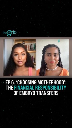 Eboni K. Williams Instagram - In episode six of “Choosing Motherhood with Eboni K. Williams,” Eboni K. Williams (@ebonikwilliams) and Nicole Ellis @nicoleellis) elaborate more on the financial cost of freezing their eggs, and Williams gets candid about her embryo transfer experience. According to Fertility IQ, the average cost of an egg freezing cycle is $11,000, which includes hormone stimulation, egg retrieval, and lab processing. There are additional costs, around $5000 for medication, plus fees for storing the eggs. The cost of IVF (invitro-fertilization) is even higher, around $24,000.

“Choosing Motherhood” premieres every Wednesday on theGrio.com. For the full interview, head over to our website.