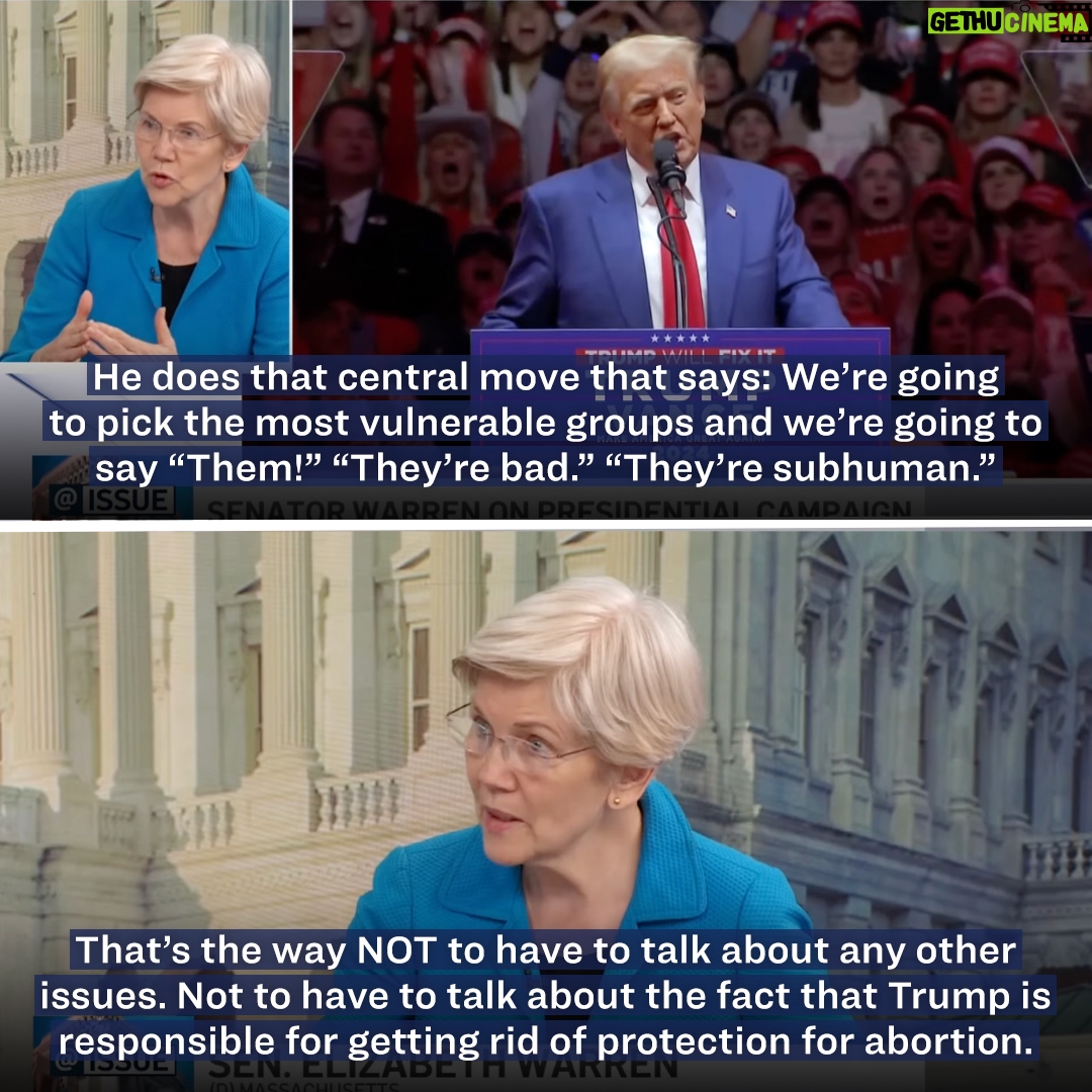 Elizabeth Warren - 71.9K Likes - American women are not stupid.