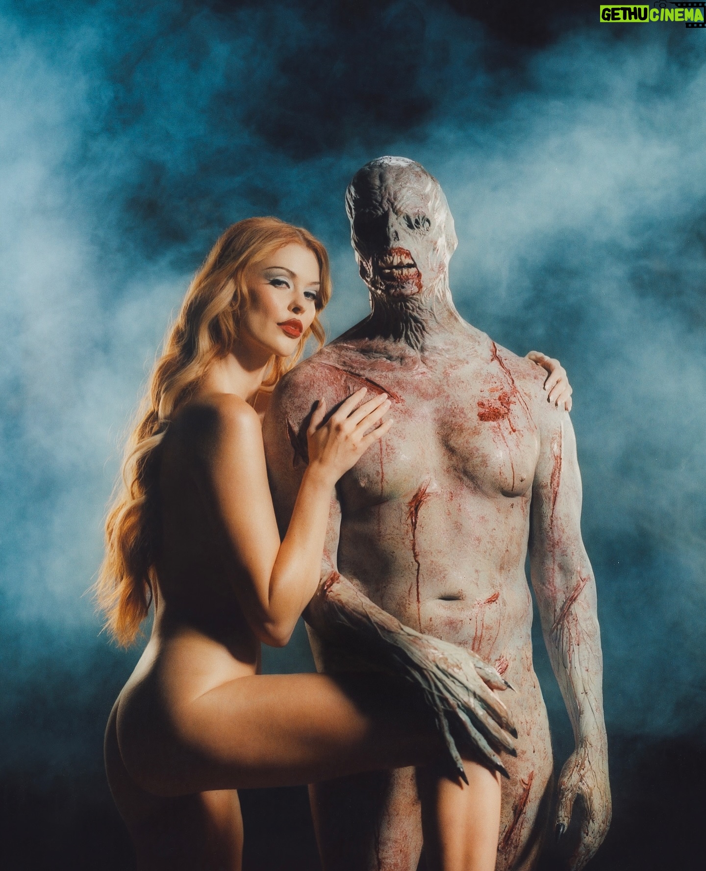 Elly Clutch - 13.5K Likes - But Daddy, I love him!!!!
Photographer Creative Director - @escaperealife
Model - @ellyclutchh
Monster - @greg_oconnor
Special FX Monster Makeup - @downtoclownmakeup
Model Makeup - @kelizaa_mua
Lighting - @jessetam_ @carly.rene
Darkroom Prints - @lukeanaclerio