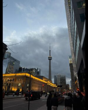 Elysia Rotaru Instagram - Toronto has a very special place in my heart (not just because I have a lot of family there and the food scene is amazing) ❤️ but every time I go back I discover something new. Like how I’m still buzzing from the wonderful experience I had at @bitsfilmfest with @stephensawchuk last month.  Not only was our short film part of the #bloodinthesnowfilmfestival, but it was my first time ever being apart of a film lab and pitching our feature film of @hellisateenagegirlfilm 🔪❤️‍🔥 the feedback was very inspiring, we met so many amazing people and are pumped to see our #featurefilm come to life soon. And woooow what a rush it all was, stepping into my producer shoes brings me so much joy. 
🎥🎬
Of course in between work, I had some time to play. Saw my sister @elydarotaru and @lovablekaren her bff from elementary school ( who I haven’t seen in like 20yrs ). Had amazing meals, celebrated our friend @janetrose.nguyen and her short film, got some dancing in and of course, got to finally try @paitoronto with my lovely in-laws @daspence99 & @janetspence101 

Till next time #Toronto 🥂
#producerlife @littlepsychoproductions
