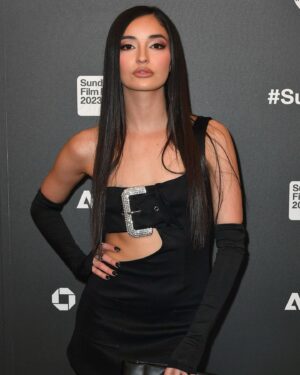 Emily Willis Instagram - @sundanceorg 2023 was surreal for the @divinitythefilm premiere 🖤👽 huge huge thank you to @eddiealcazar for having me be apart of his vision!!! Im so beyond thankful . Stay tuned. 
#stevensoderbergh