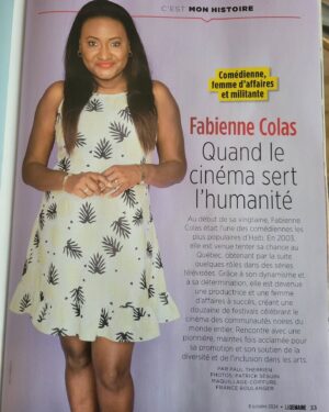 Fabienne Colas Instagram - Je vous partage cette cool interview avec le magazine #LaSemaine. Ce fut un bonheur de m'assoir avec l'équipe de La Semaine pour cette entrevue où je reviens sur mon parcours. Prenez votre copie en kiosque ou en ligne dès maintenant!

 #BonneSemaine #happythanksgivng #actiondegrace