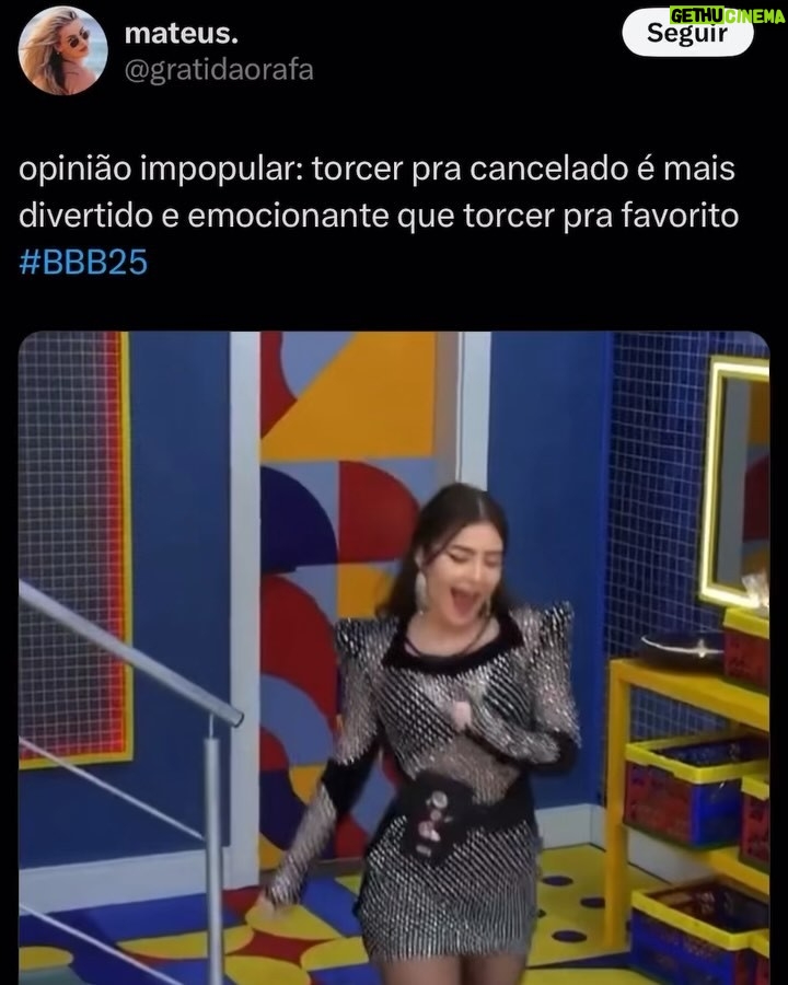 Foquinha - 26.5K Likes - tô com os ovos prontos pro #BBB25 🗣️ o que acharam das duplas?