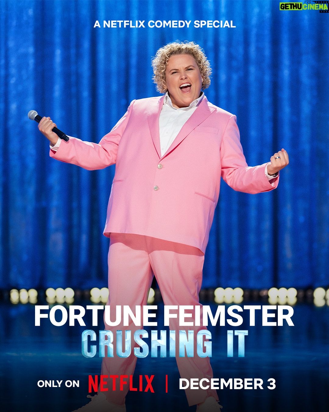 Fortune Feimster - 13.3K Likes - 🎤 Fortune Feimster: Crushing It premieres December 3 only on Netflix!