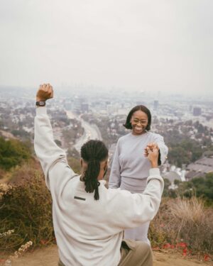 Freddie Ransome Instagram - brought rocks to the hills🥹💍

📸: @createdbyjarrod