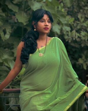 Gabriella Sellus Instagram - 🦋
Saree @sassy_pleats I love it
My wishes for u ka @saranyaravichandran_offl