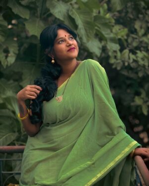 Gabriella Sellus Instagram - 🦋
Saree @sassy_pleats I love it
My wishes for u ka @saranyaravichandran_offl
