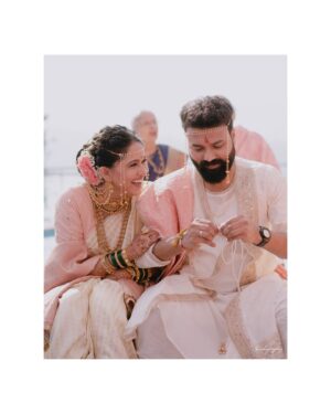 Gautami Deshpande Instagram - One year, one heart, one forever ㅤ♡

Shot by @clickography 
From the Wed of @swanandtendulkar & @gautamideshpandeofficial 

25.12.2023

#clicko #clickography #lalDil