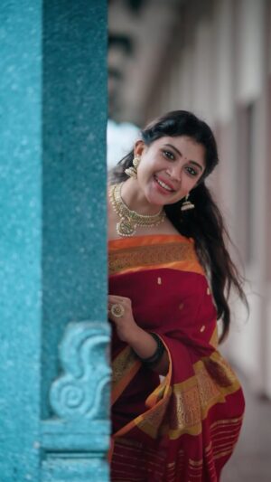 Gayathri Shan Instagram - Kannamma 😍 
.
.
.

தை திருநாள் வாழ்த்துக்கள் 🌾❣️ #2025