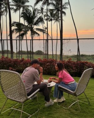 Geeta Basra Instagram - Sunset & Us ❤️♥️