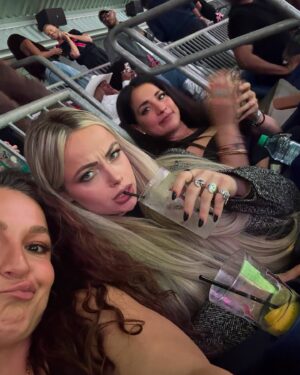 Gionna Daddio Instagram - Thank you to @wwe & @netflix for letting me be apart of todays NFL Christmas games 😈✨

- Raven’s WON 
- I had my girls with me @raquelwwe @beautybyjett 
(Missed u Daddy Dom 😘) 
- & u can watch me LIVE on Netflix January 6th
#LMWT