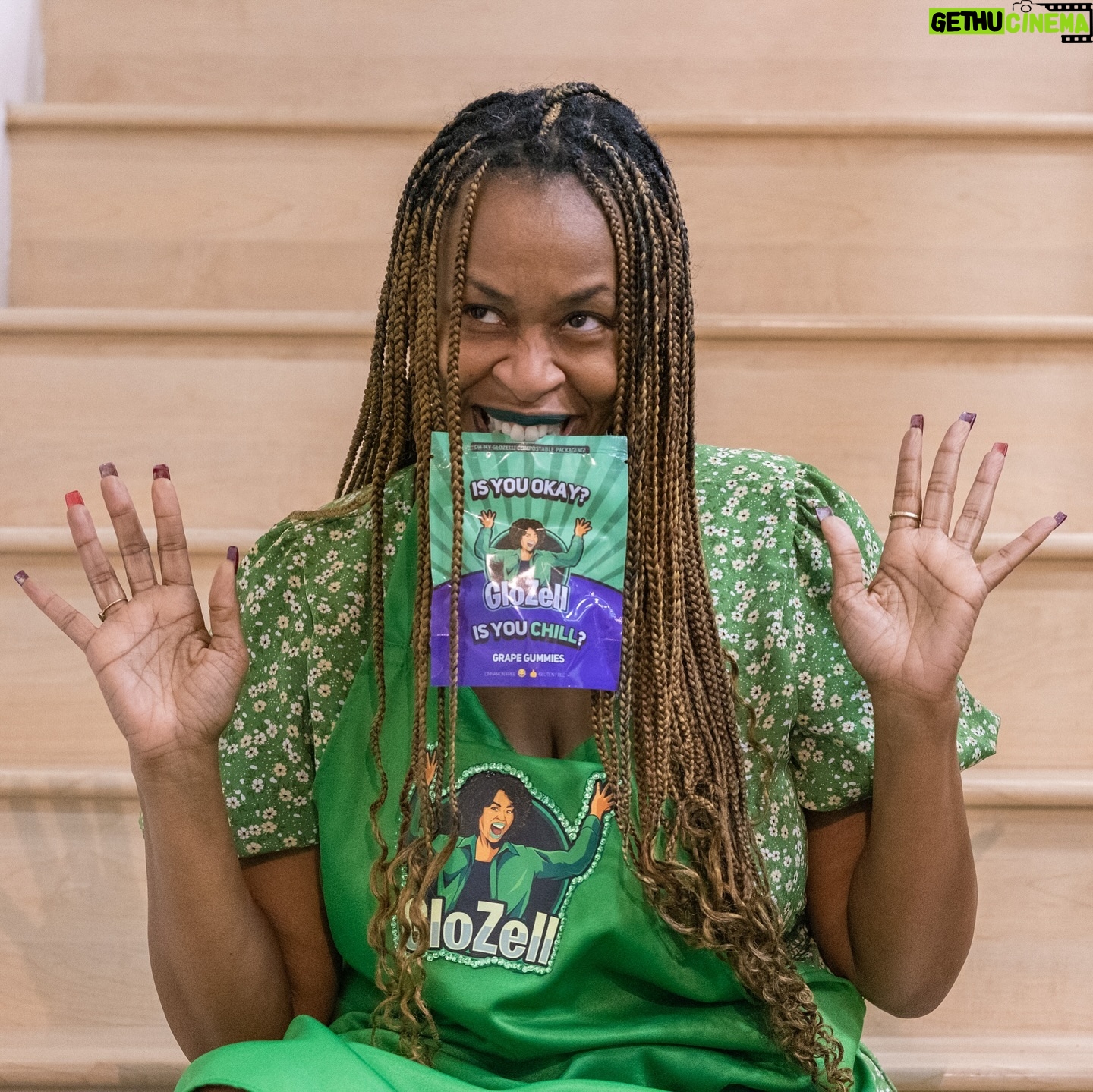 Glozell Green - 3.8K Likes - IS YOU CHILL? Cause I got a gummy for that! I’m excited to finally announce my “Is You Okay? Is You Chill?” Mushroom Gummies. My gummies contain a blend of natural ingredients, such as Reishi mushrooms, that help with relaxation, emotional balance, and better sleep. Reishi are functional mushrooms which are non-psychoactive and have been used in Chinese traditional medicine for thousands of years for their calming properties. This is an excellent gift for anyone in your life who needs a healthy and natural alternative to relieve stress and chill. Head to the link in my bio to sign up for early access! Xoxo, GloZell