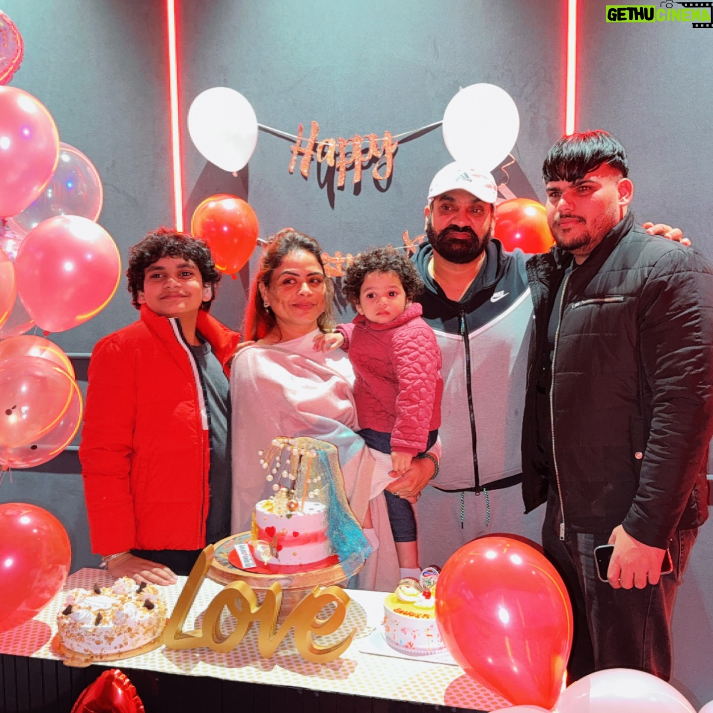 Gurlez Akhtar - 29K Likes - Happy marriage anniversary my love ❤️🎂🙌🏻🧿❤️and thank you Daanveer Hargun and whole family ❤️🙌🏻😇
Your efforts to make our anniversary unforgettable are deeply appreciated. Thank you for the amazing party and the memories we will cherish forever.” We were left speechless by the surprise anniversary party you threw for us. Your love and generosity warmed our hearts and made our special day even more special 😇🙌🏻
#gurlezakhtar #gurlejakhtar #gurlejakhtarmusic #happyanniversary #happyanniversarymylove #happyanniversarytous #happyanniversarycake