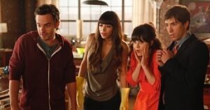 Hannah Simone Instagram - Happy Thanksgiving from these turkeys. So fun to relive the weird wild thanksgiving episodes on @lamorne and I’s rewatch podcast The Messaround 🦃 @themessaroundpod  #cecexwinniedabish