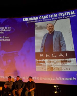 Hayley Orrantia Instagram - Got to watch the SEGAL documentary last night alongside my tv family at the Sherman Oaks Film Festival💜 I cannot wait for the world to see this movie! It really showcases the full scope of George Segal’s incredible career, his beautiful personality, kind heart, humility and talent. Congrats to Vern, Ryan & BJ and everyone involved in the making of this film! 🎥 #GeorgeSegal #Segal 
•
•
I can’t believe I didn’t get a pic with Sean!!