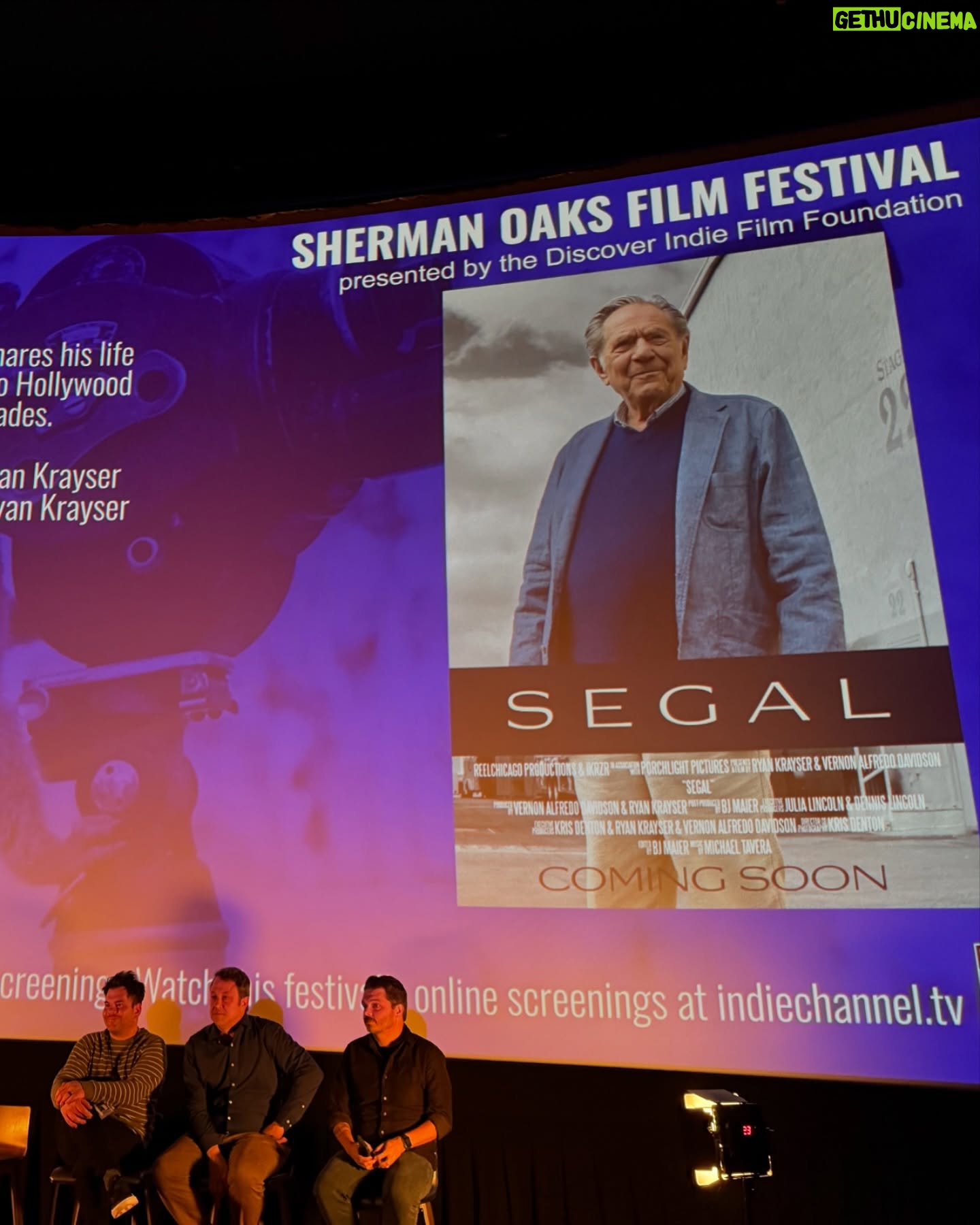 Hayley Orrantia - 8.6K Likes - Got to watch the SEGAL documentary last night alongside my tv family at the Sherman Oaks Film Festival💜 I cannot wait for the world to see this movie! It really showcases the full scope of George Segal’s incredible career, his beautiful personality, kind heart, humility and talent. Congrats to Vern, Ryan & BJ and everyone involved in the making of this film! 🎥 #GeorgeSegal #Segal
•
•
I can’t believe I didn’t get a pic with Sean!!