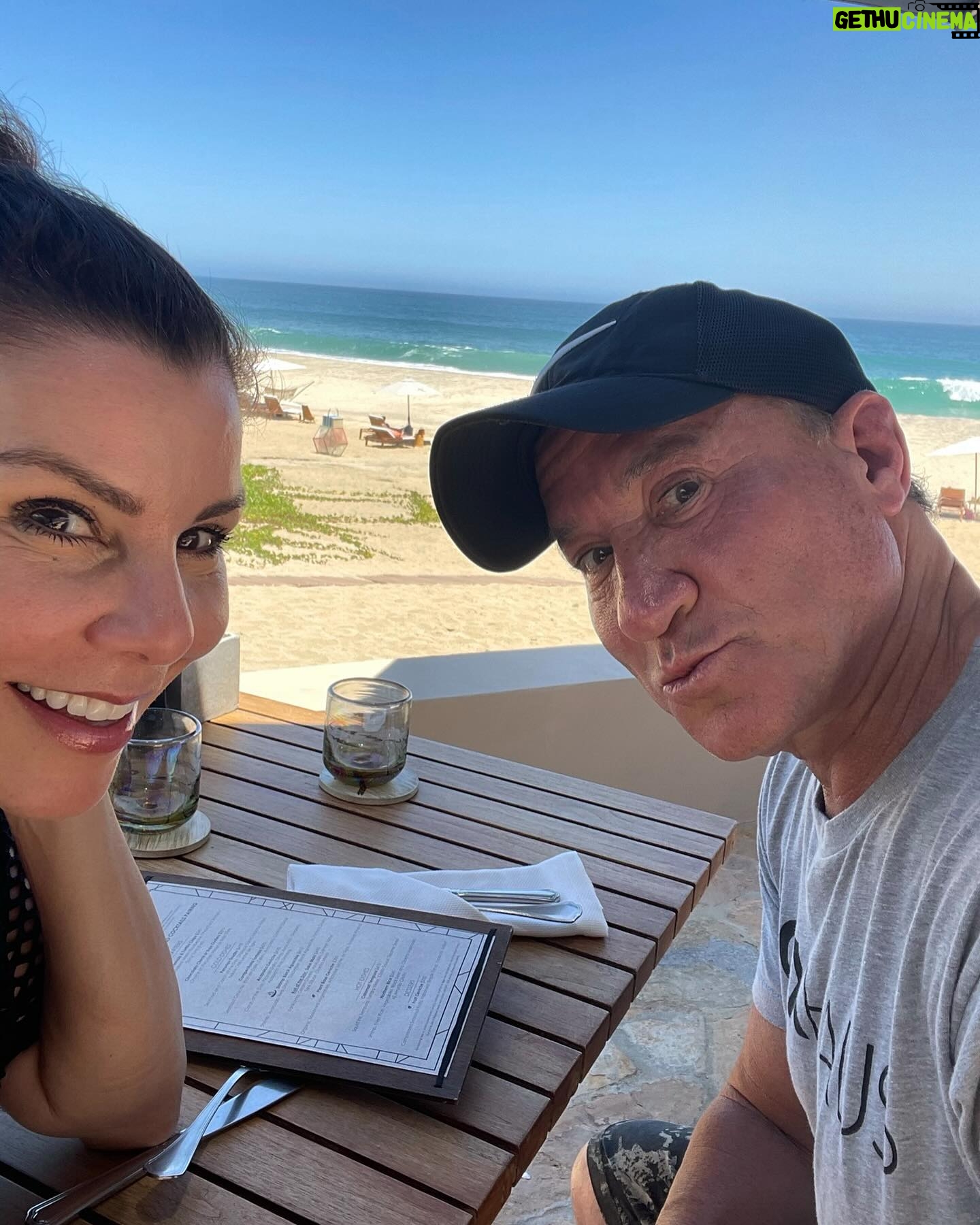 Heather Dubrow - 74.3K Likes - @drdubrow you are my rock, my cheerleader, my best friend and the love of my life ❤️ Wishing you another incredible year ! Happy Birthday Honyi! I am so grateful for you !!!!! ( just noticed in the last photo you’re copping a feel of my post pregnancy boob 😂😂😂) 💃🏻💃🏻