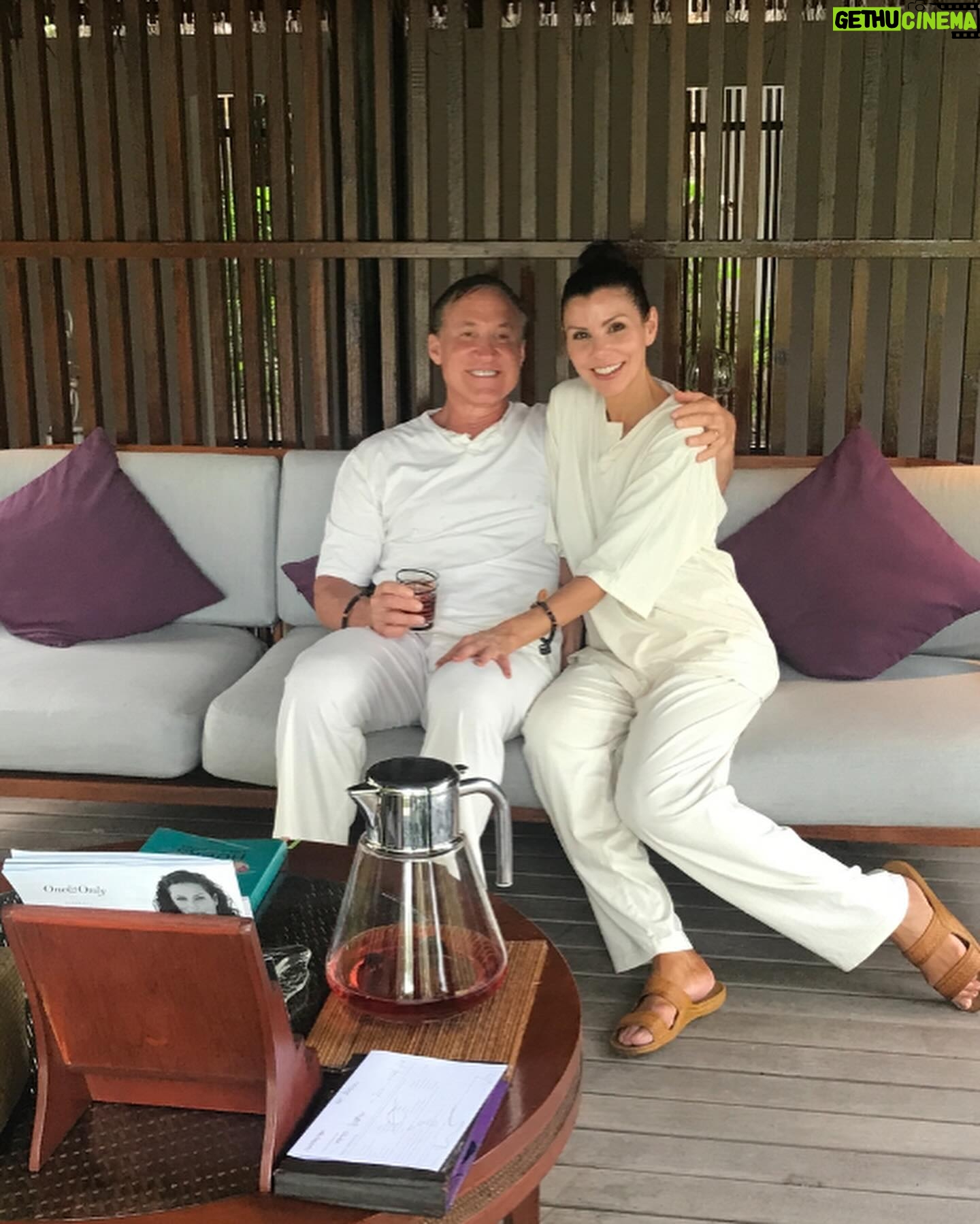 Heather Dubrow - 74.3K Likes - @drdubrow you are my rock, my cheerleader, my best friend and the love of my life ❤️ Wishing you another incredible year ! Happy Birthday Honyi! I am so grateful for you !!!!! ( just noticed in the last photo you’re copping a feel of my post pregnancy boob 😂😂😂) 💃🏻💃🏻
