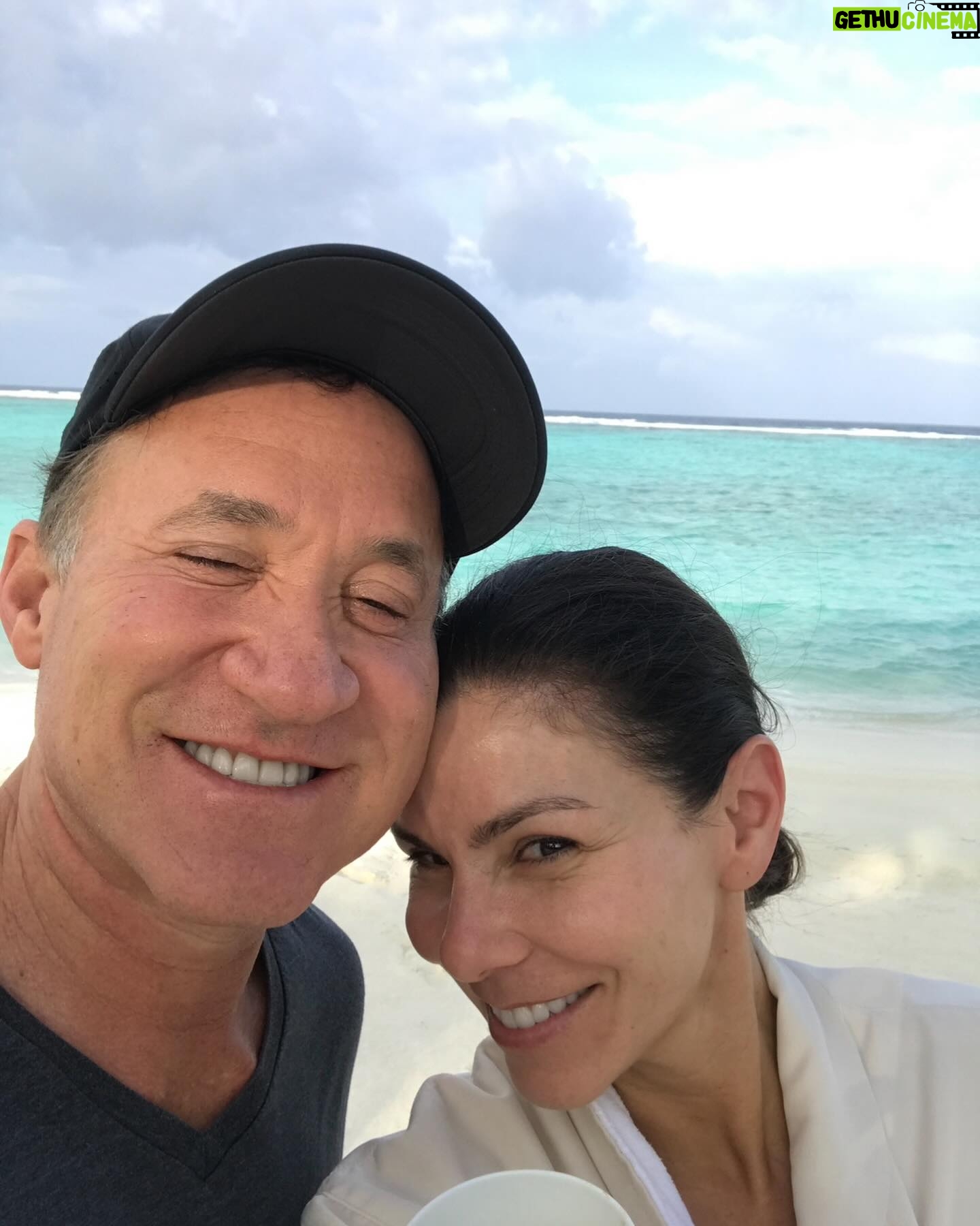 Heather Dubrow - 74.3K Likes - @drdubrow you are my rock, my cheerleader, my best friend and the love of my life ❤️ Wishing you another incredible year ! Happy Birthday Honyi! I am so grateful for you !!!!! ( just noticed in the last photo you’re copping a feel of my post pregnancy boob 😂😂😂) 💃🏻💃🏻