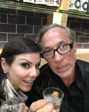 Heather Dubrow Instagram - @drdubrow  you are my rock, my cheerleader, my best friend and the love of my life ❤️ Wishing you another incredible year ! Happy Birthday Honyi! I am so grateful for you !!!!! ( just noticed in the last photo you’re copping a feel of my post pregnancy boob 😂😂😂) 💃🏻💃🏻