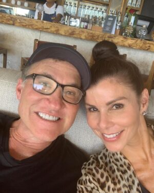 Heather Dubrow Instagram - @drdubrow  you are my rock, my cheerleader, my best friend and the love of my life ❤️ Wishing you another incredible year ! Happy Birthday Honyi! I am so grateful for you !!!!! ( just noticed in the last photo you’re copping a feel of my post pregnancy boob 😂😂😂) 💃🏻💃🏻