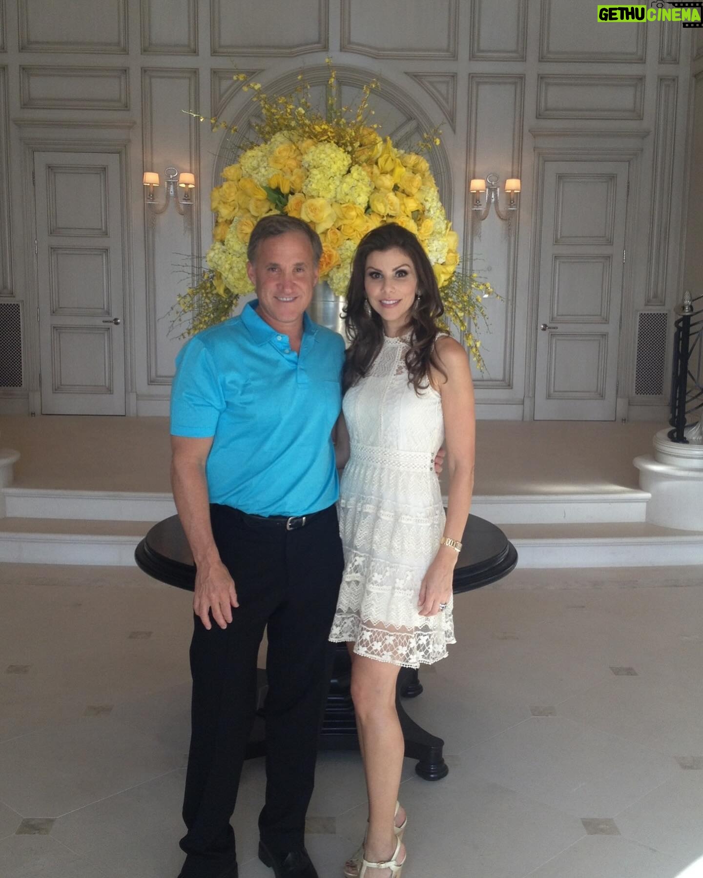 Heather Dubrow - 74.3K Likes - @drdubrow you are my rock, my cheerleader, my best friend and the love of my life ❤️ Wishing you another incredible year ! Happy Birthday Honyi! I am so grateful for you !!!!! ( just noticed in the last photo you’re copping a feel of my post pregnancy boob 😂😂😂) 💃🏻💃🏻