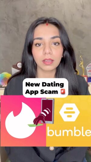 Himani Chowdhary Instagram - 🚨Tinder Scam ‼️

👉🏻 Follow @thehimanichaudhary for important financial updates 

#tinder #bumble #scamalert