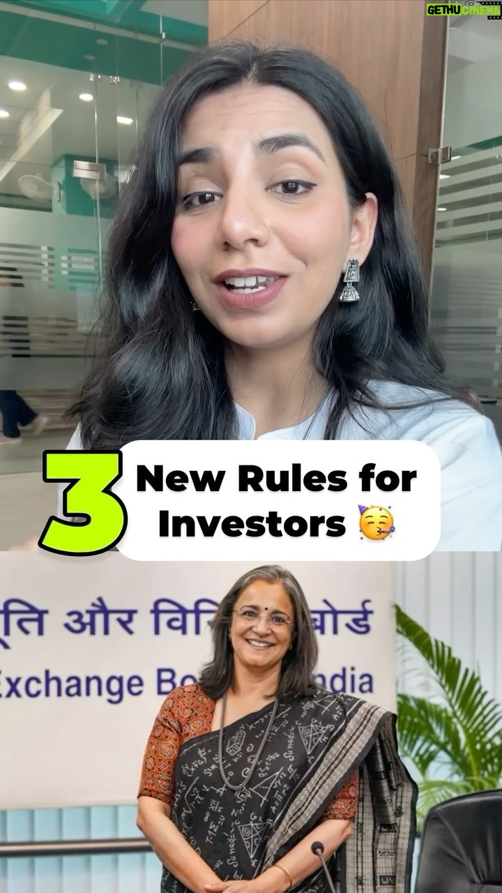 Himani Chowdhary - 36.2K Likes - ‼️Good News for Investors 🥳
SEBI has a Board Meeting yesterday in which a lot of changes were made, some major ones that will affect you are shared in the video. Do watch it till the end.
🚨Share this important information with everyone
#sebi #mutualfunds #finfluencer #invest #demat #demataccount
(Himani Chaudhary) (AMFI Registered MFD)