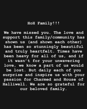 Holly Marie Combs Instagram - CHARMED IS FOREVER. 

We’ll see you soon